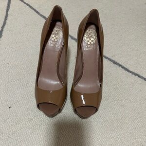 Vince Camuto tan heels
